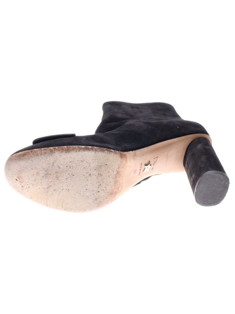 Christian Dior 23 AW Cest Suede Leather Short Boots Black - Picture 5 of 6